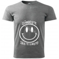 Tricou gri inchis, Zambeste Isus te iubeste!